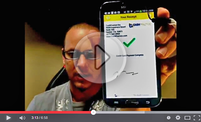 Demonstration of Cash Practice Mobile