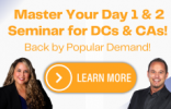 Master Your Day 1 & 2 Seminar for DCs & CAs